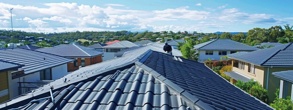 Byron Bay roof undergoing maintenance to ensure optimal performance and structural integrity.