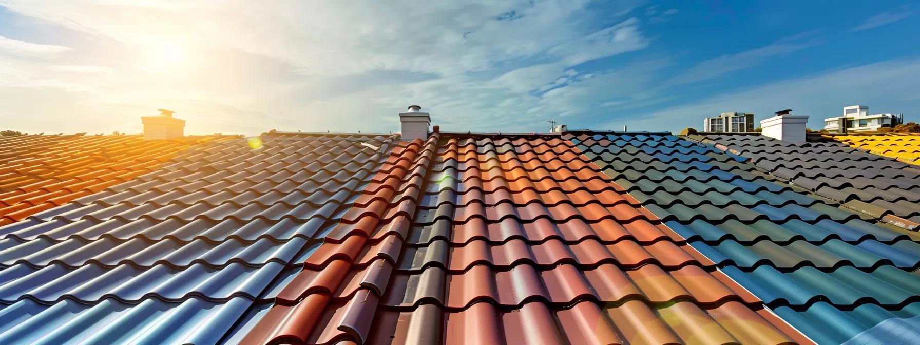 Selection of roofing materials suitable for Byron Bay's humid climate and energy efficiency.