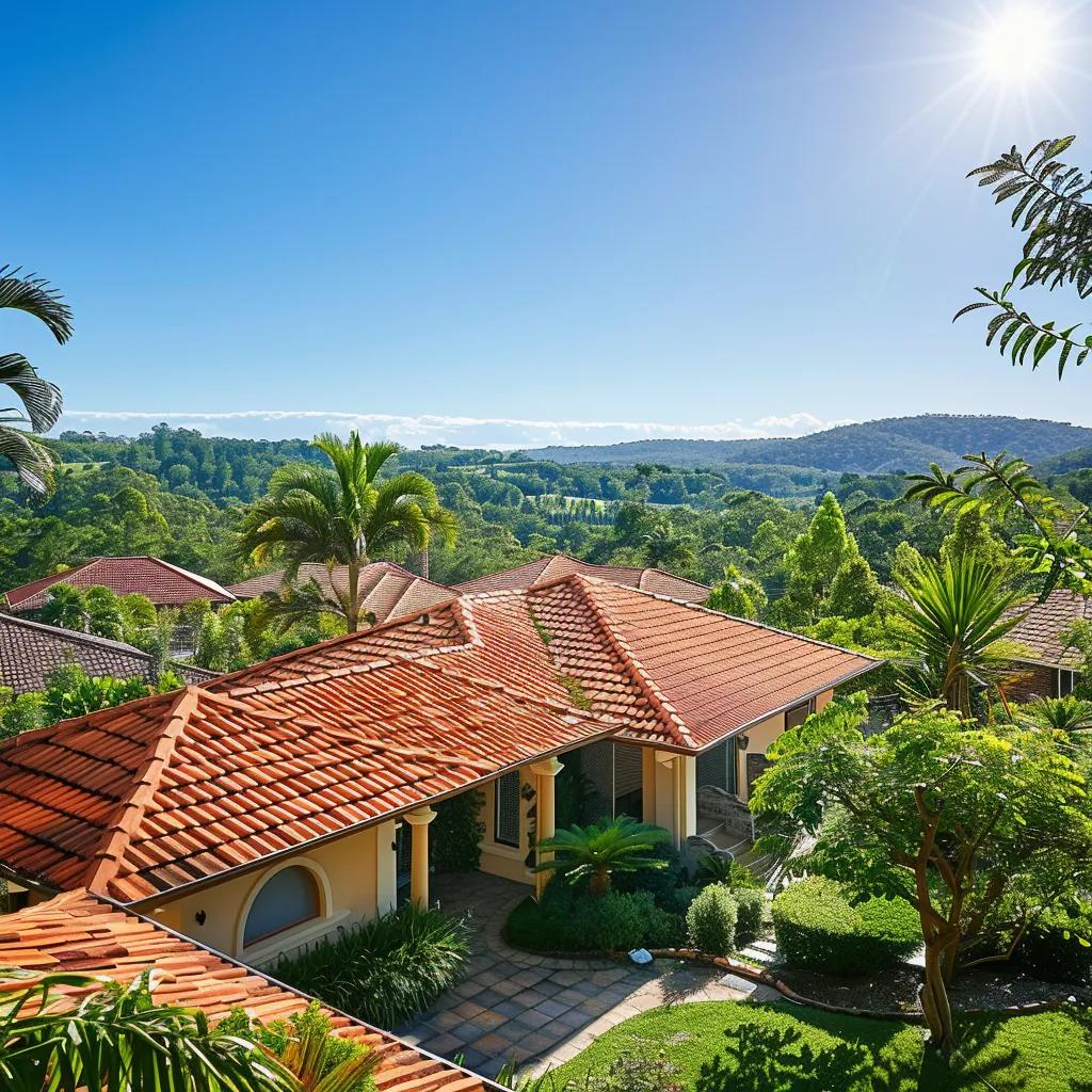 Beautiful tile roofing on a Kyogle home showcasing durability and energy efficiency