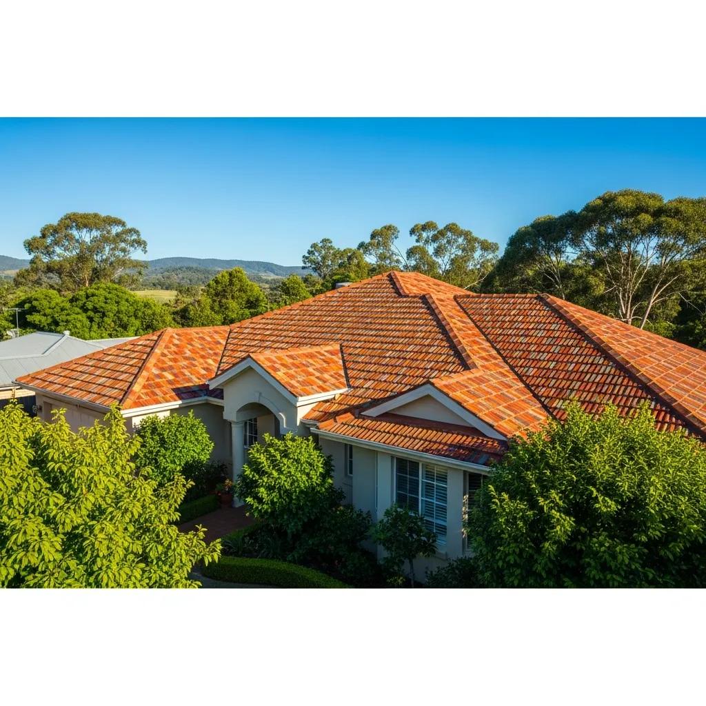 Lismore home featuring a durable tile roof surrounded by greenery, emphasizing roofing solutions