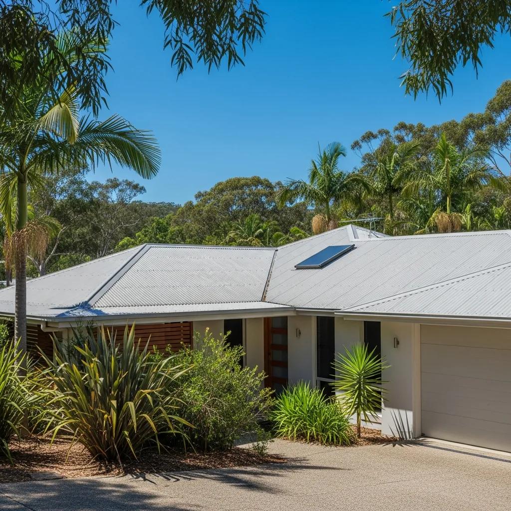 Modern home with Colorbond roofing in Mullumbimby, showcasing durability and aesthetic appeal