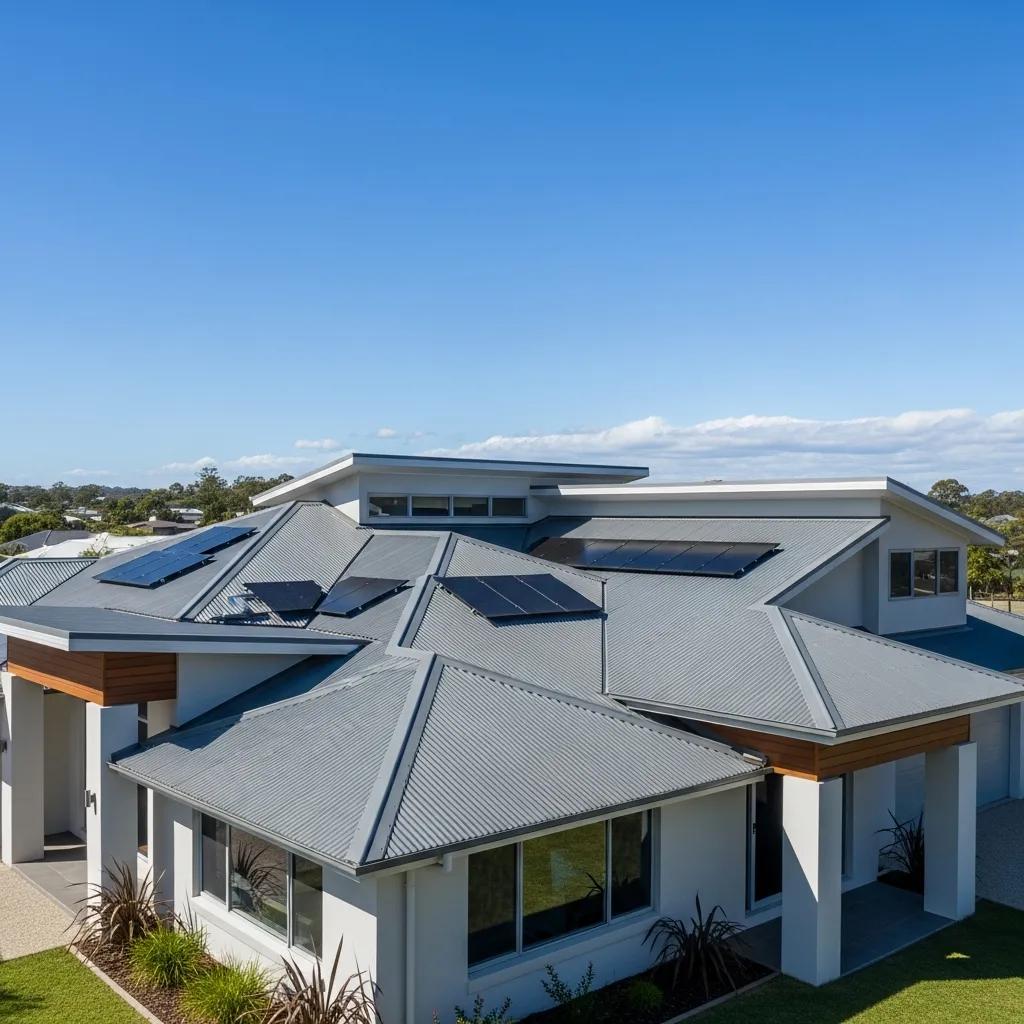 Colorbond roofing installation on a modern home in Alstonville showcasing durability and aesthetic appeal
